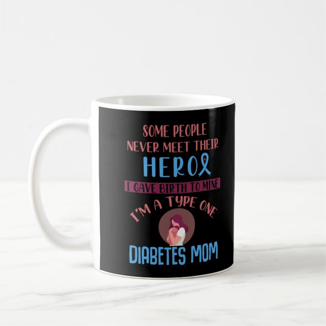 Diabetes Mum Diabetic Child Awareness Coffee Mug (Left)