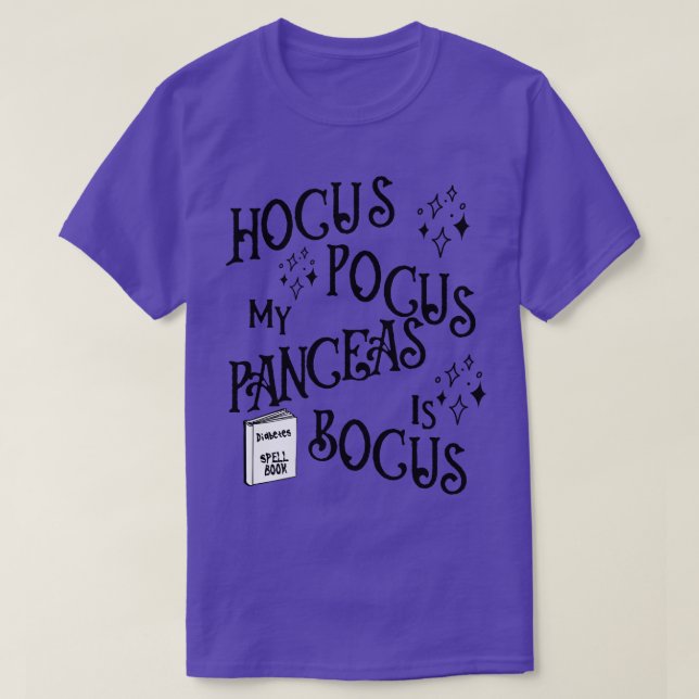 Diabetes My pancreas is Bogus T-Shirt (Design Front)