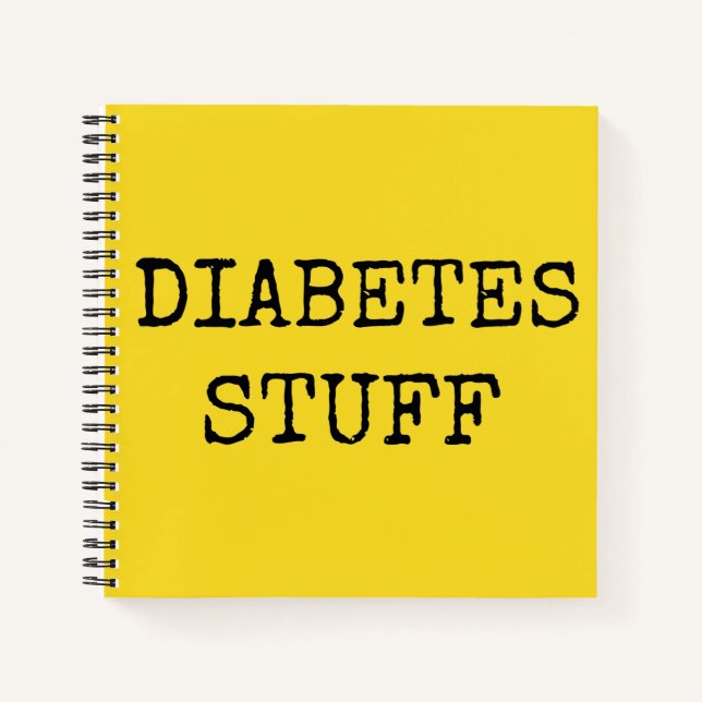 Diabetes notebook (Front)