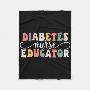Diabetes Nurse Educator Appreciation Fleece Blanket