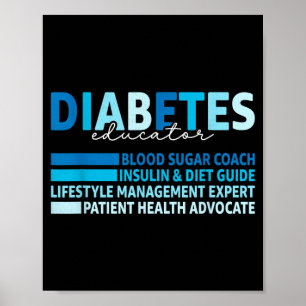 Diabetes Nurse Educator Inspirational Quote School Poster