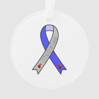 Diabetes Ribbon Ornament