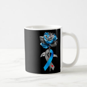 Diabetes Rose Flower Warrior Awareness Diabetic Su Coffee Mug