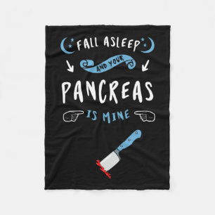 Diabetes Type 1 2 Diabetic Patient Pancreas Surviv Fleece Blanket