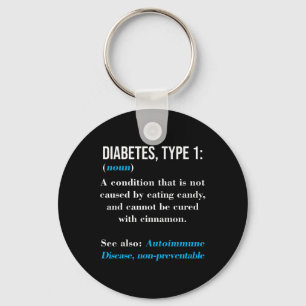 Diabetes Type 1 Definition Autoimmune Disease  Key Ring