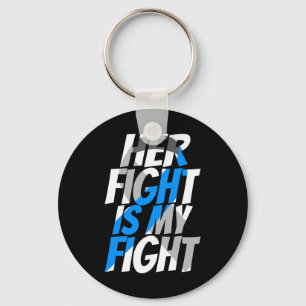 Diabetes Type 1 Ribbon Type 2 Diabetes Awareness  Key Ring