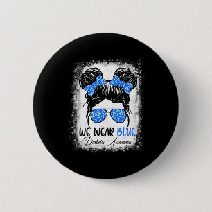 Diabetes Warrior Awareness Diabetic Support Type W 6 Cm Round Badge