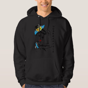 Diabetes Warrior Awareness Diabetic Support Type w Hoodie