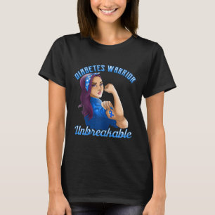 Diabetes Warrior! Diabetes Awareness Designs For W T-Shirt
