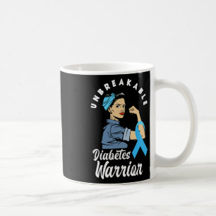 Diabetes Warrior Diabetic T1d Diabetes Awareness Coffee Mug