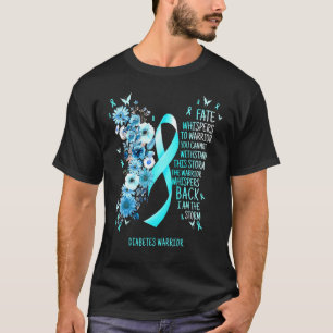 Diabetes Warrior I Am The Storm Diabetes Awareness T-Shirt