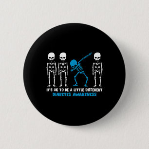 Diabetes Warrior Mum Awareness Gift It's Ok To Be 6 Cm Round Badge