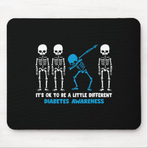 Diabetes Warrior Mum awareness Gift It's Ok To Be  Mouse Pad