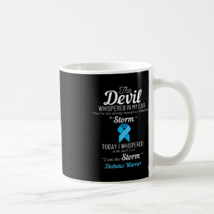 Diabetes Warrior Storm Best Diabetes Awareness Gif Coffee Mug