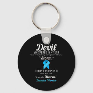 Diabetes Warrior Storm Best Diabetes Awareness Gif Key Ring
