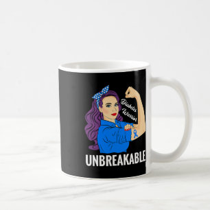Diabetes Warrior Sugar Diabetic Type 1 2 Awareness Coffee Mug