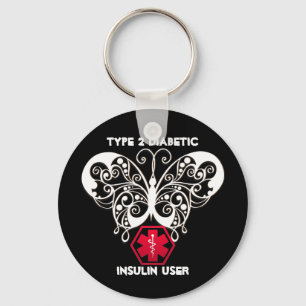 Diabetic Alert Key Ring