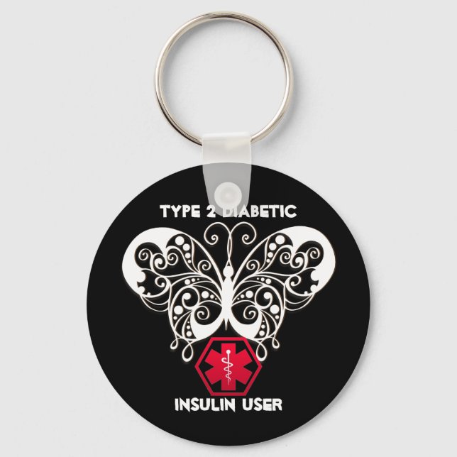 Diabetic Alert Key Ring (Front)