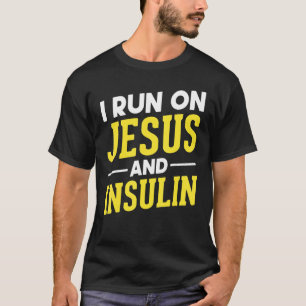 Diabetic Christian Insulin Jesus Diabetes Awaren T-Shirt
