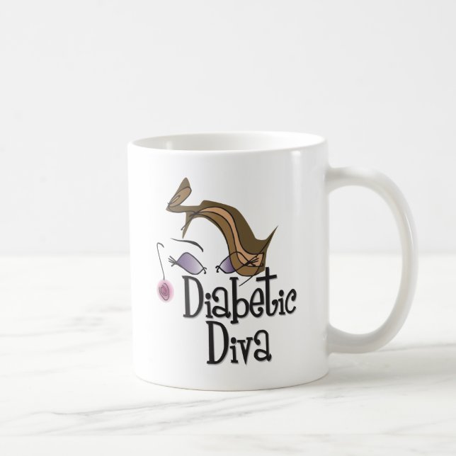 Diabetic Diva Coffee Mug (Right)