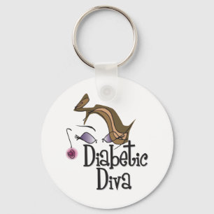 Diabetic Diva Key Ring