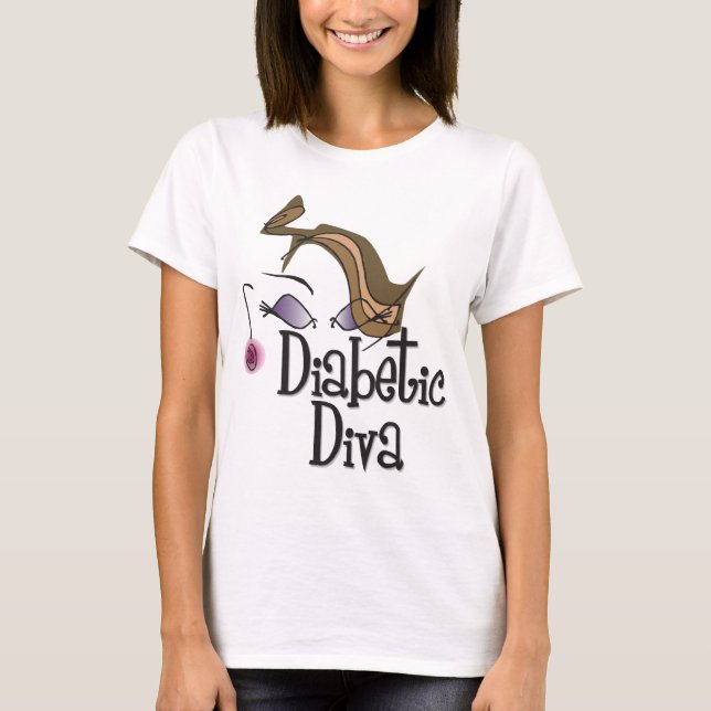 Diabetic Diva T-Shirt (Front)