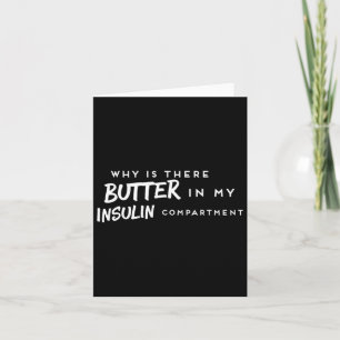 Diabetic Fun T1d Diabetes Awareness Insulin Card