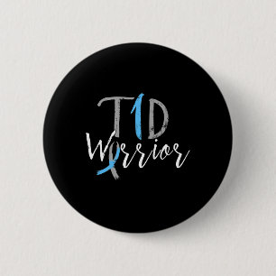 Diabetic Fun Type 1 Diabetes Awareness 6 Cm Round Badge