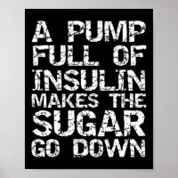 Diabetic Gift A Pump Full of Insulin Makes the Sug