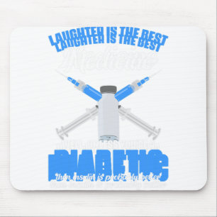 Diabetic Insulin Diabetes Warrior Diabetes Awarene Mouse Pad
