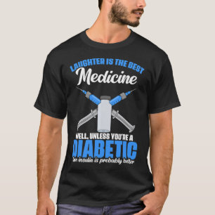 Diabetic Insulin Diabetes Warrior Diabetes Awarene T-Shirt