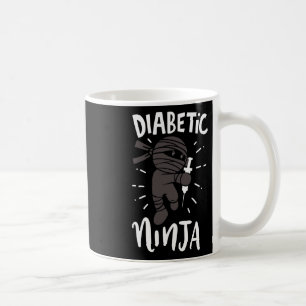 Diabetic Ninja Type 1 Diabetes Doctor Diabetes Awa Coffee Mug