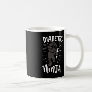 Diabetic Ninja Type 1 Diabetes Doctor Diabetes Awa Coffee Mug