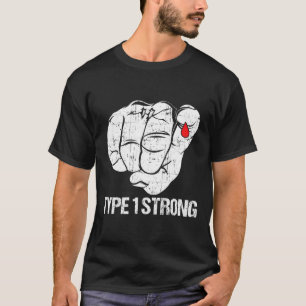Diabetic Patients Fighter Awareness Diabetes Type T-Shirt