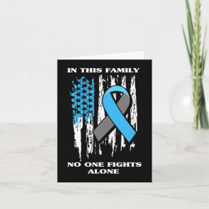 Diabetic Type 1 T1D Diabetes Awareness USA Flag Gi Card
