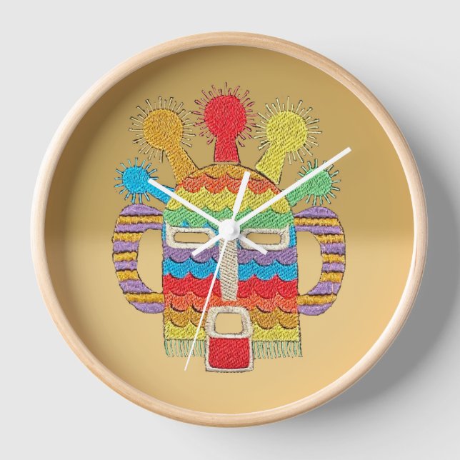 Diablo Huma Mask Clock - Wheat Fade (Front)