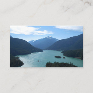 Diablo Lake Washington State Nature Photography Business Card