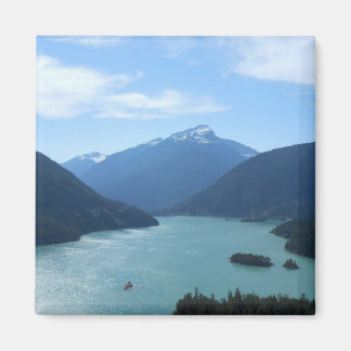 Diablo Lake Washington State Nature Photography Magnet