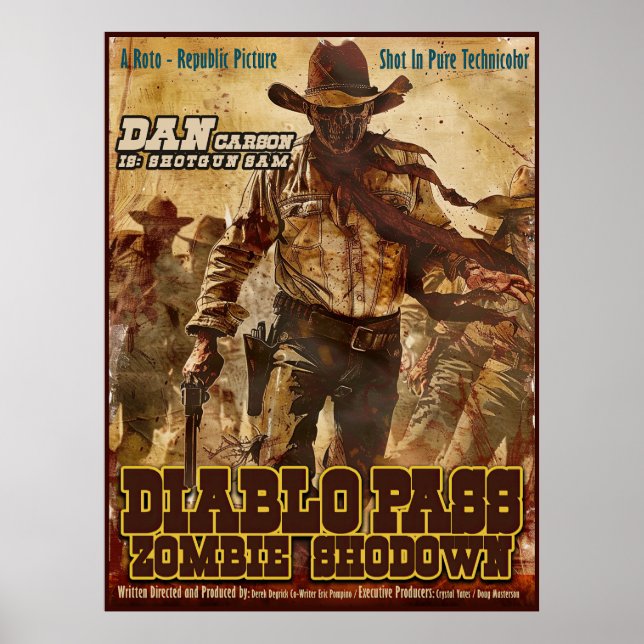 Diablo Pass Zombie Showdown Poster (Front)
