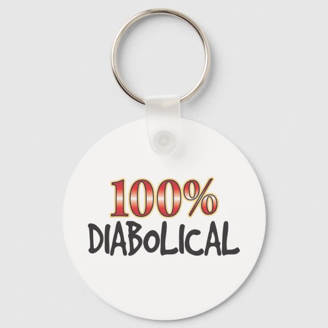 Diabolical 100 Percent Key Ring (Front)