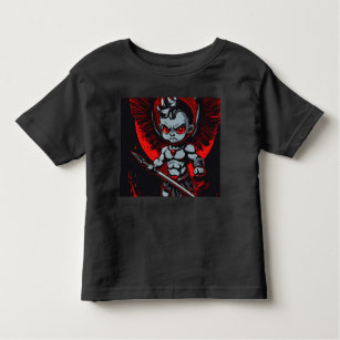 "Diabolical Elegance: Male Devil Angel T-Shirt" Toddler T-Shirt