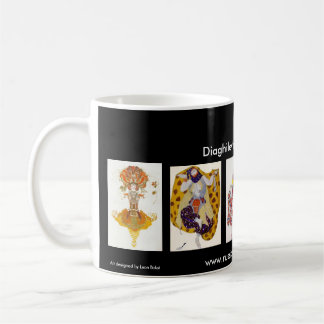 Diaghilev's Ballets Russes Red Border Mug