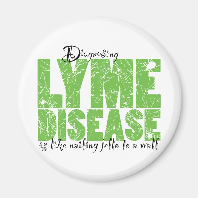 Diagnosing Lyme Disease Magnet (Front)