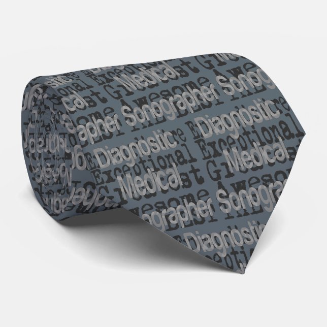 Diagnostic Medical Sonographer Extraordinaire Tie (Rolled)