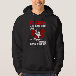 Diagnostic Medical Sonographer Heart Big Than Bank Hoodie
