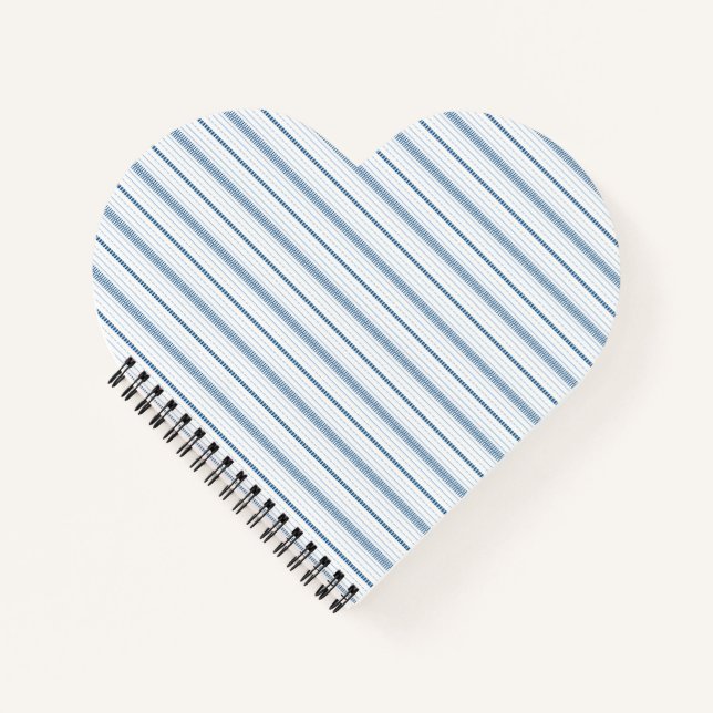 Diagonal Flow Blue Notebook (Front)