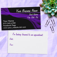 Diagonal Flowing Violet Streaks