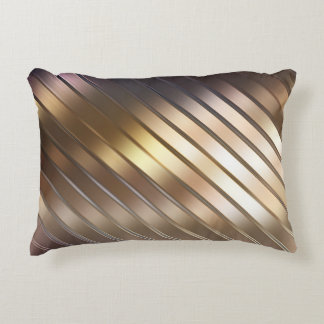 Diagonal golden abstract elegant background. decorative cushion