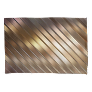 Diagonal golden abstract elegant background. pillowcase