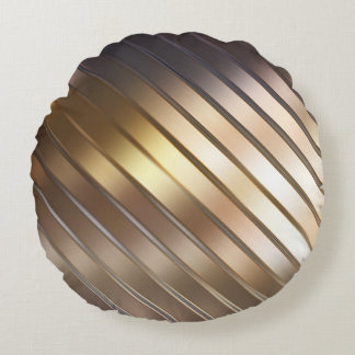 Diagonal golden abstract elegant background. round cushion